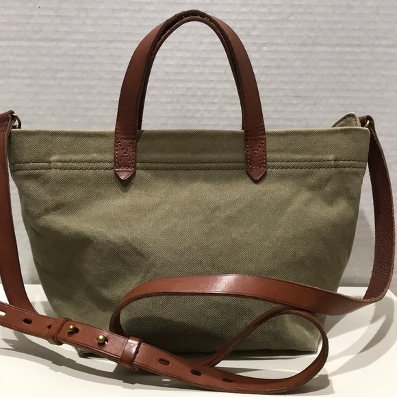 Madewell Handbags - Madewell Small Canvas Zip-Top Transport Crossbody